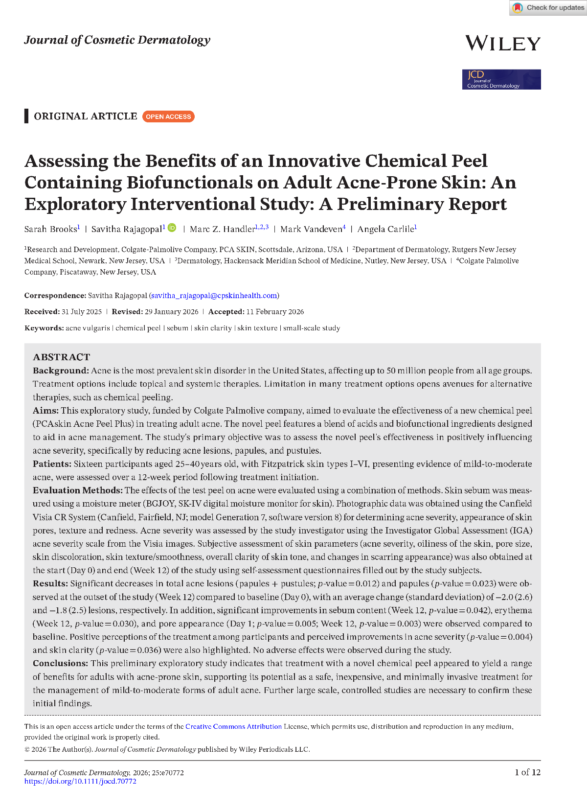 J-of-Cosmetic-Dermatology-2026-Brooks-Assessing-the-Benefits-of-an-Innovative-Chemical-Peel-Containing-Biofunctionals